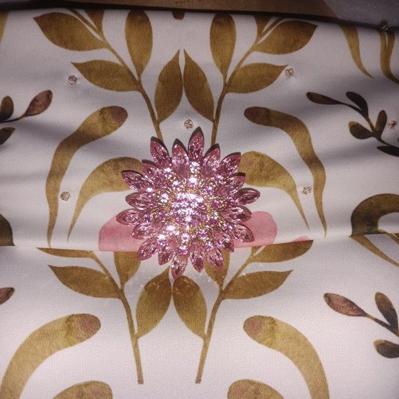 Off Shoulder Semi Formal Floral Lycra Midi Dress - Picture 3 of 7